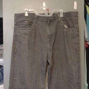 MEN'S red ape gray jeans size 40×32 Y2K streetwear